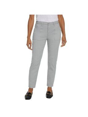 NWT Banana Republic Women's 4 High Rise Twill Pants Gray G2103